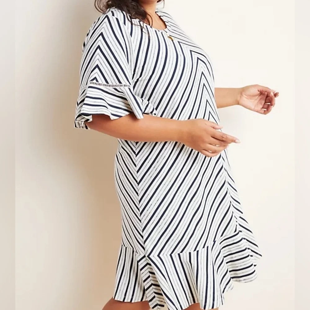Anthropologie Maeve Galena Flounced Tunic - Picture 6 of 6